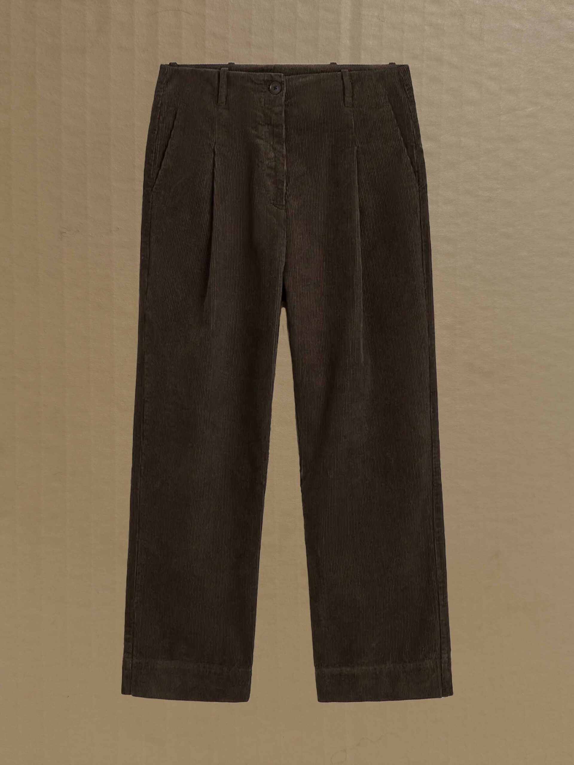 toto pants corduroy aiayu cotton denmark smokey brown gots certified chetna cotton product