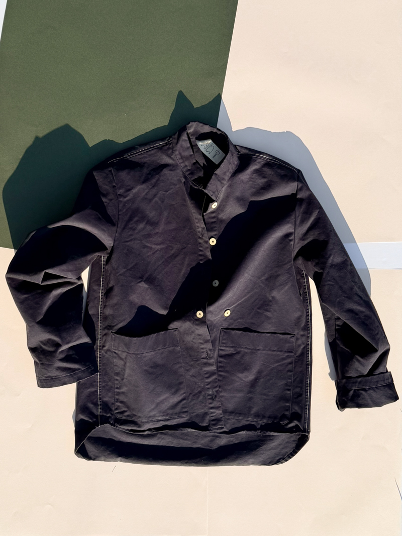 shirt bobby dark navy washed