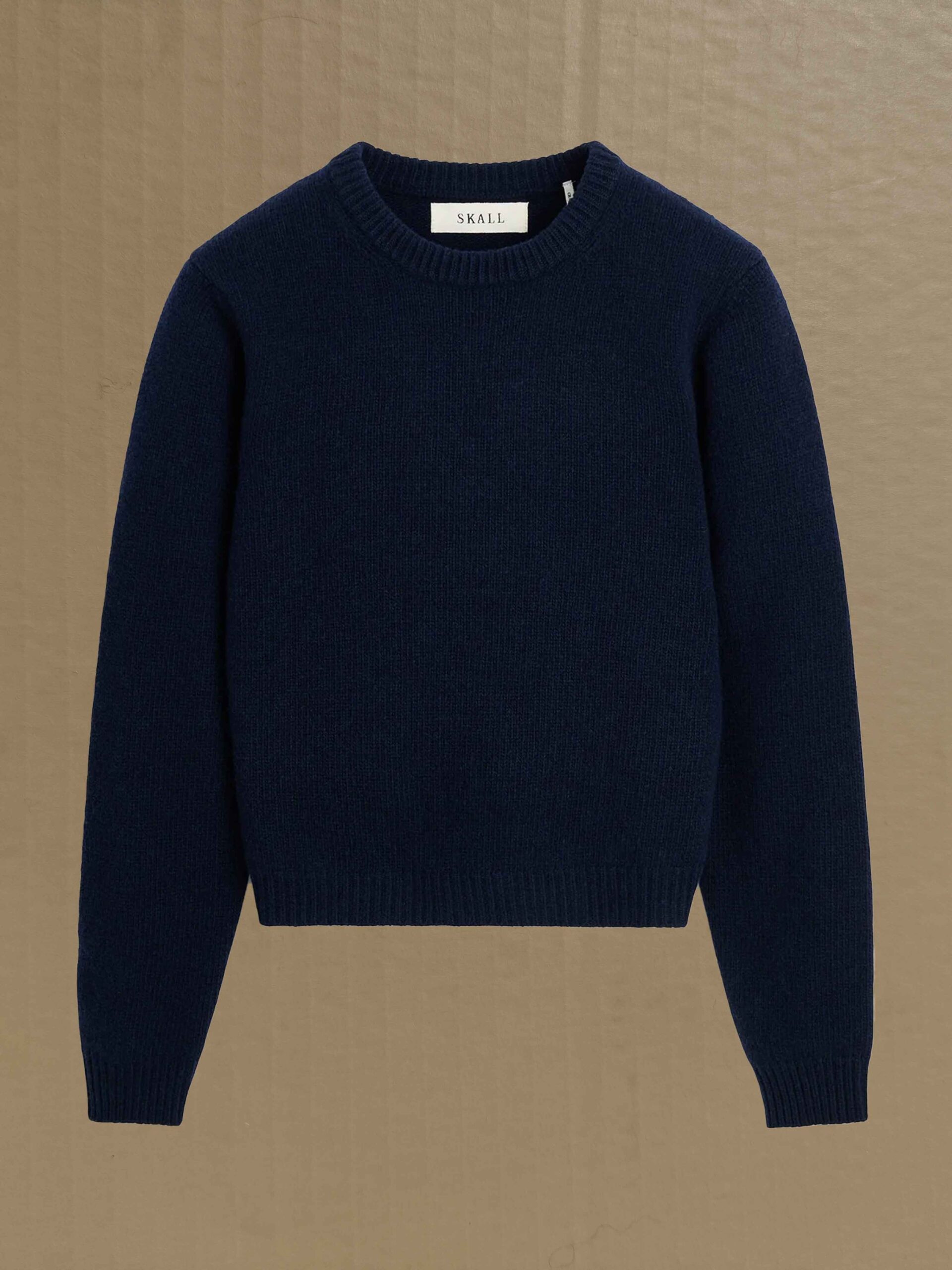 rio jumper navy skall wool italy denmark skall studio fabric