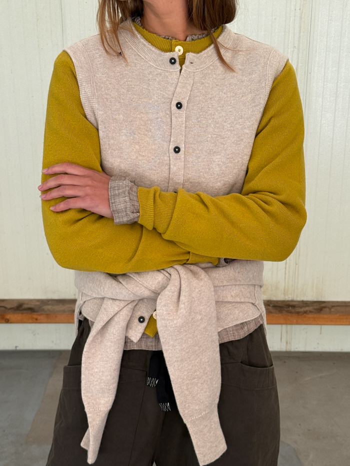 louisa cardigan mustard fant shop online cover