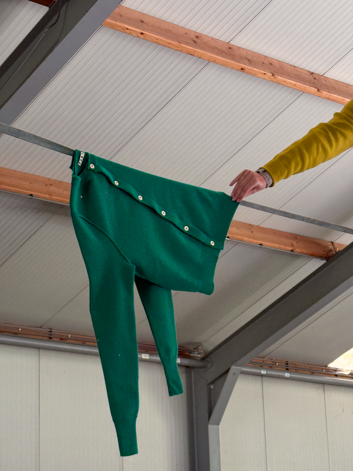 louisa cardigan green cover fant shop online made in Italy