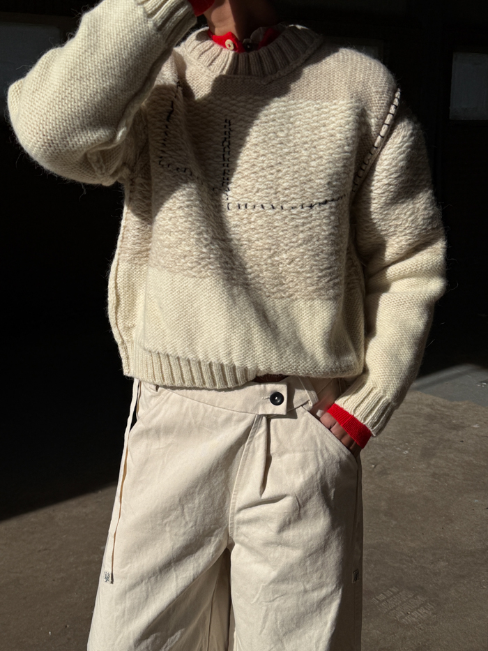 sweater veen fant x sukha x the knitwit stable baambrugge dutch wool sweater